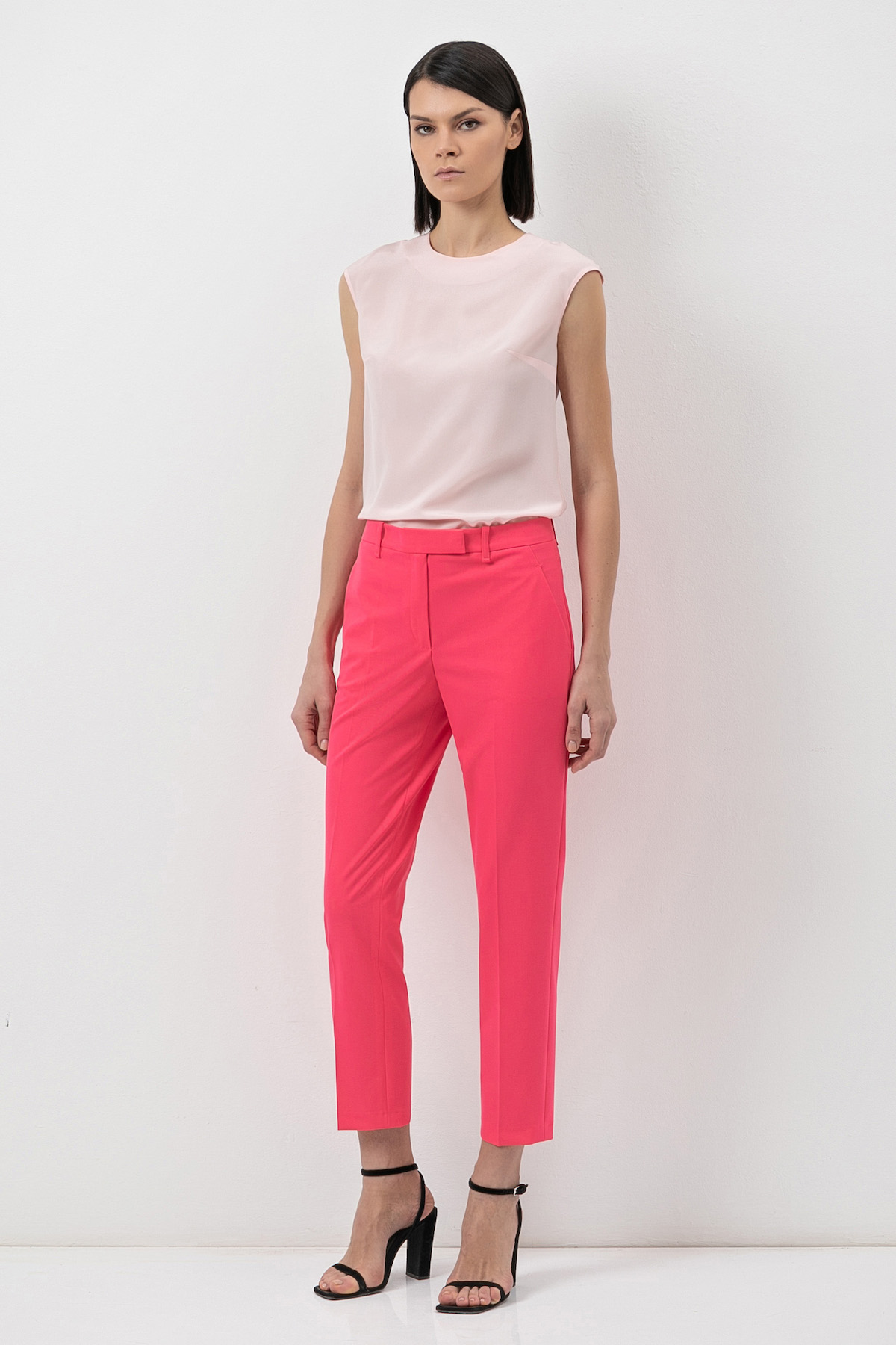 Pants VASSA&Co, пол female, цвет pink, фото №2