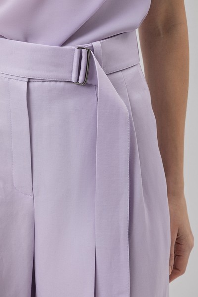 Кюлоты в сиреневом оттенке VASSA&Co, пол женский, цвет фиолетовый, фото №5