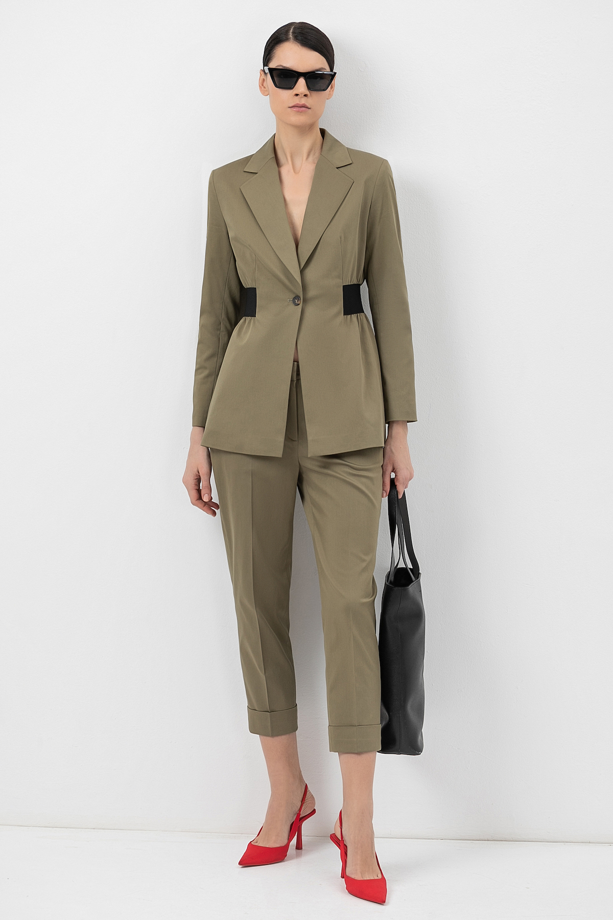 Жакет VASSA&Co, пол женский, цвет зеленый, фото №2