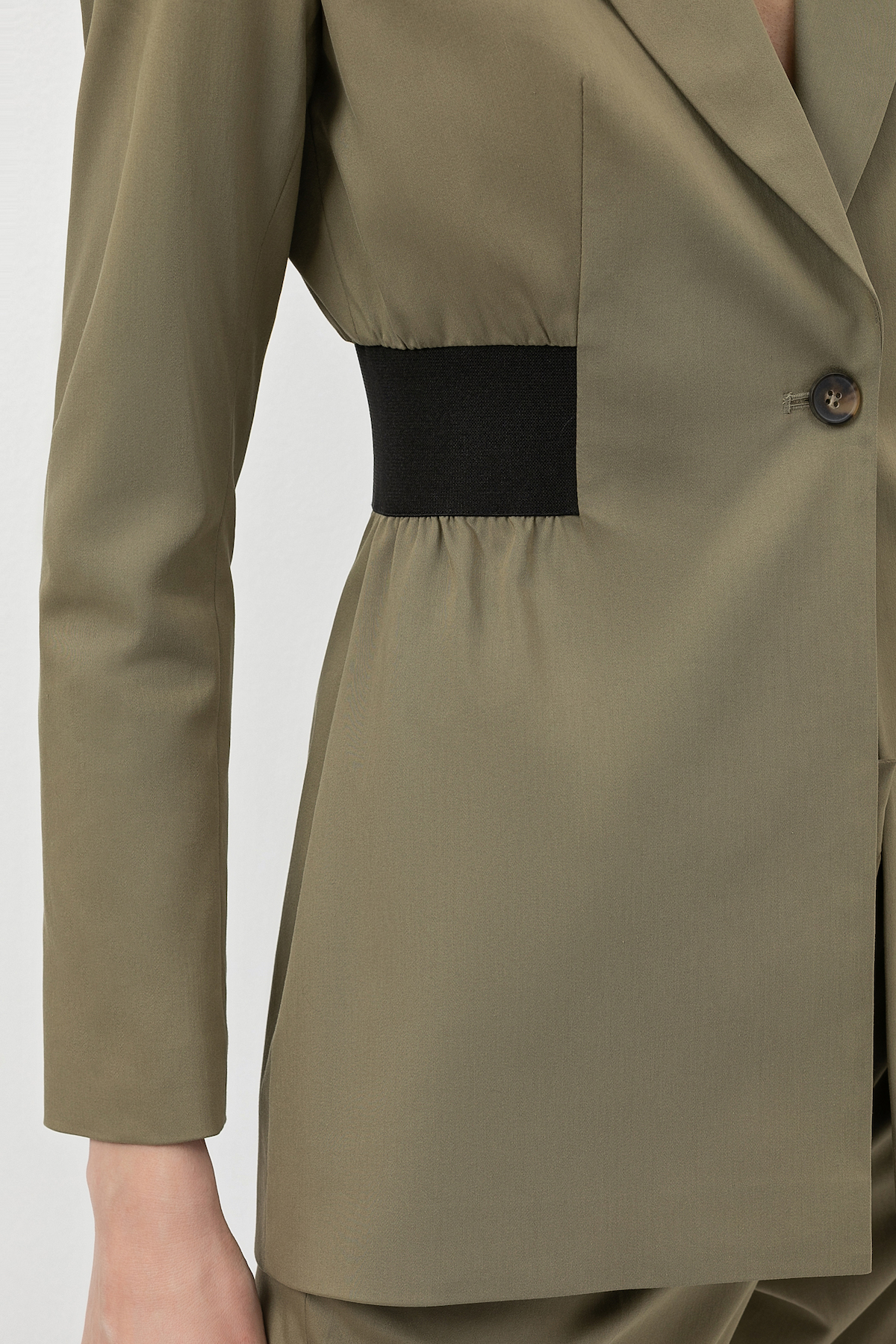 Жакет VASSA&Co, пол женский, цвет зеленый, фото №5