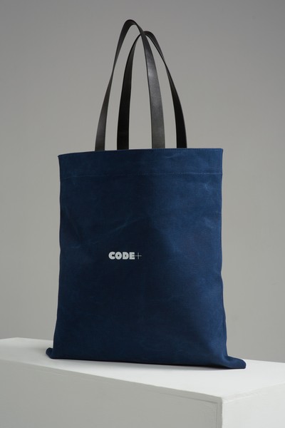 Сумка из канваса VASSA CODE, пол женский, цвет синий, фото №2