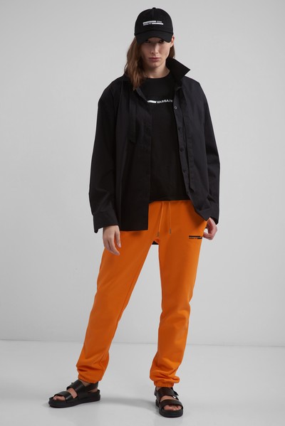 Pants VASSA CODE, пол female, цвет orange, фото №2