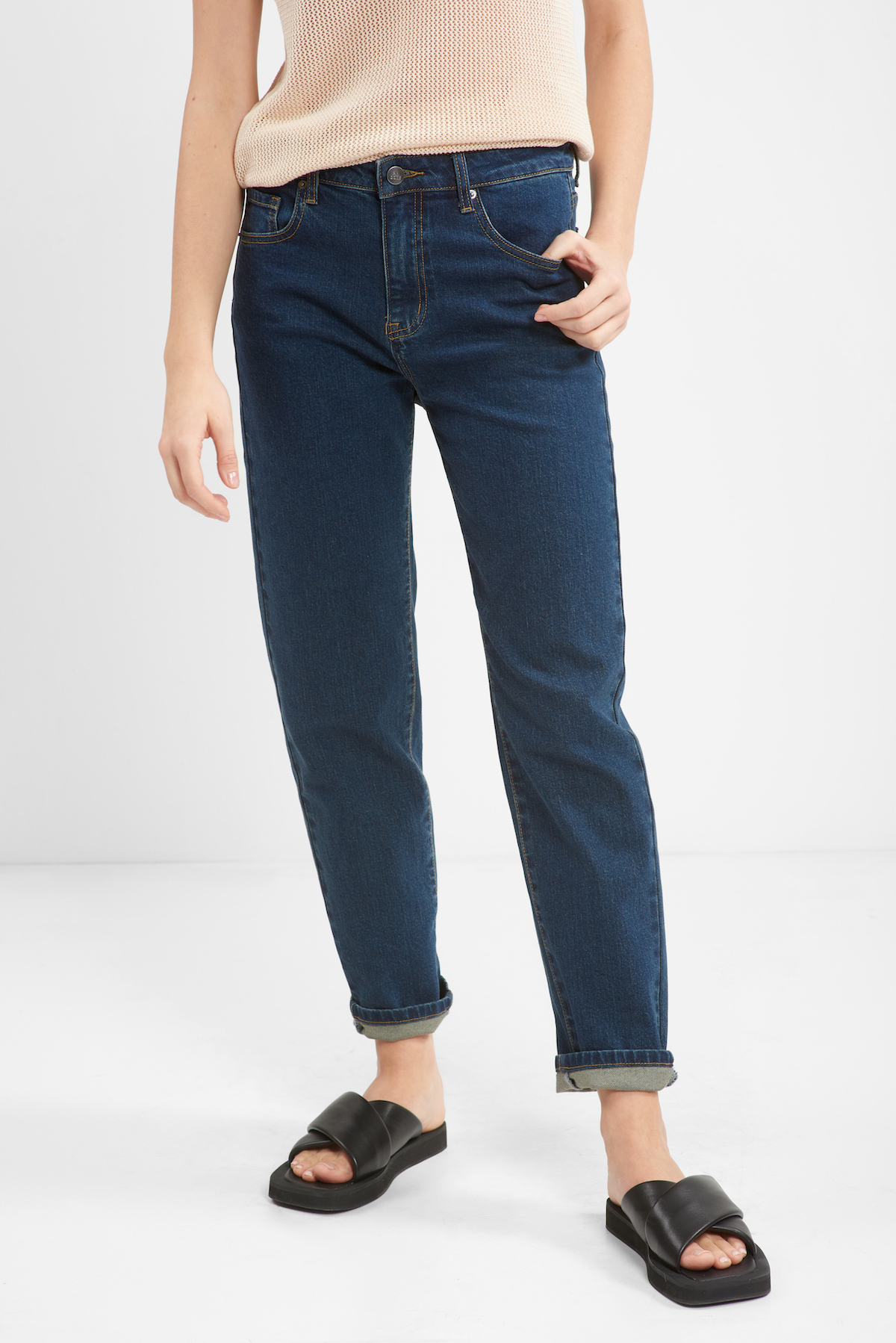 Джинсы Luxembourg Mid Rise VASSA CODE, пол женский, цвет синий, фото №4