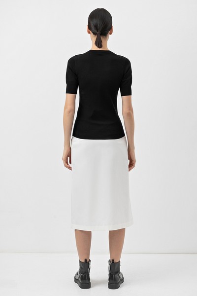 Базовый джемпер VASSA&Co, пол женский, цвет черный, фото №3