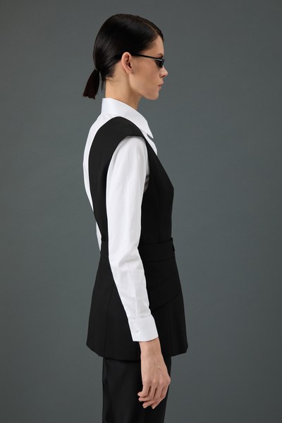 Жилет-трансформер VASSA&Co, пол женский, цвет черный, фото №4