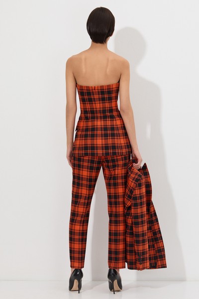 Жилет - корсет VASSA&Co, пол женский, цвет оранжевый, фото №4