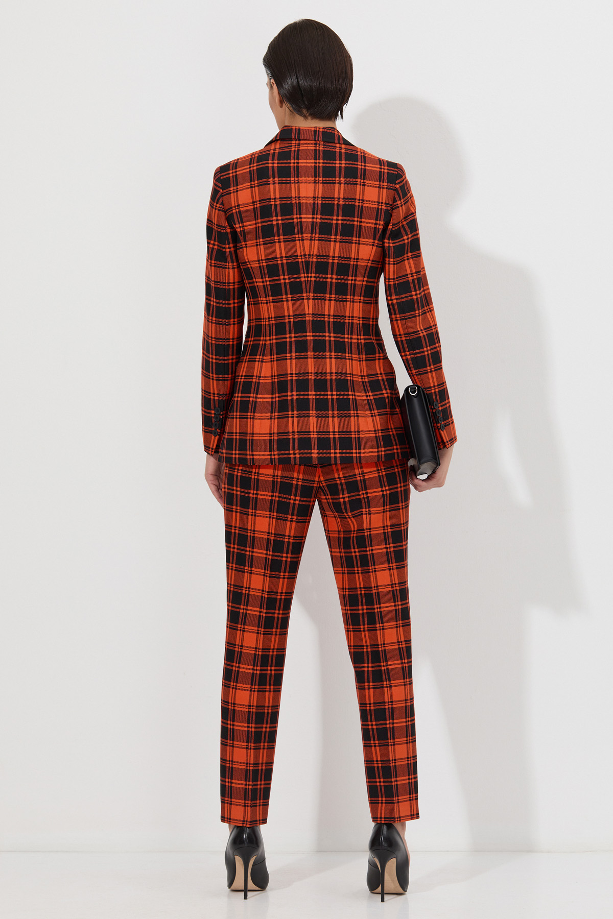 Жакет приталенного кроя VASSA&Co, пол женский, цвет оранжевый, фото №9