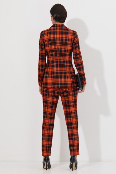 Жакет приталенного кроя VASSA&Co, пол женский, цвет оранжевый, фото №9