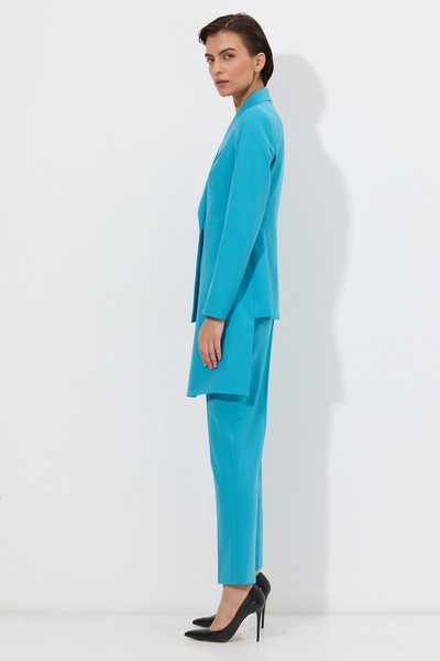 Жакет VASSA&Co, пол женский, цвет голубой, фото №4