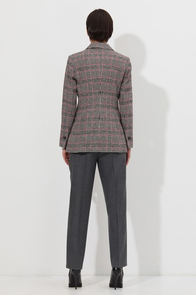 Двубортный жакет VASSA&Co, пол женский, цвет черный, фото №5