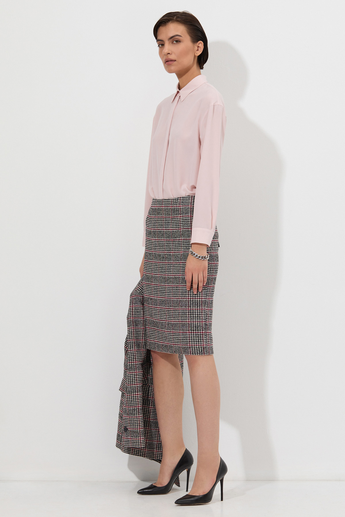 Юбка-карандаш VASSA&Co, пол женский, цвет черный, фото №2