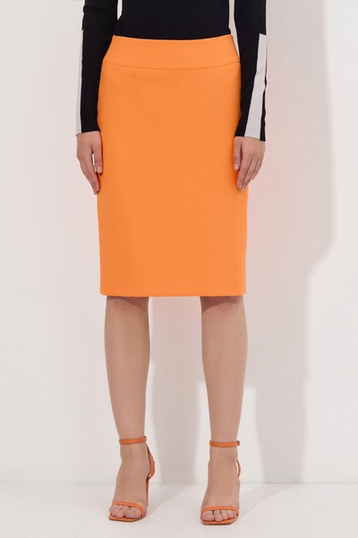 Юбка VASSA&Co, пол женский, цвет оранжевый, фото №2