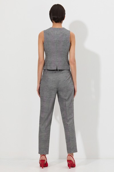 Брюки VASSA&Co, пол женский, цвет серый, фото №4