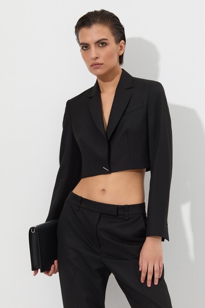 Jacket VASSA&Co, пол female, цвет black, фото №4