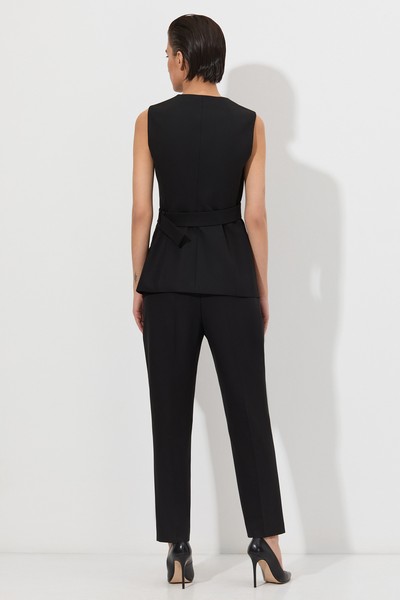 Vest VASSA&Co, пол female, цвет black, фото №3