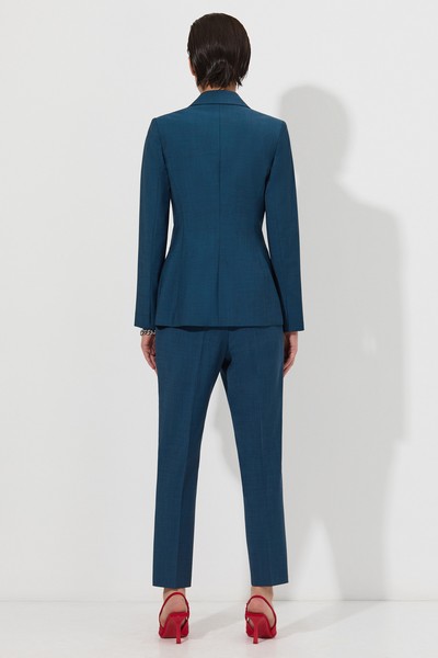 Брюки VASSA&Co, пол женский, цвет синий, фото №5