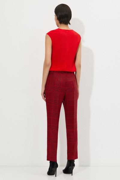 Брюки классические VASSA&Co, пол женский, цвет красный, фото №4