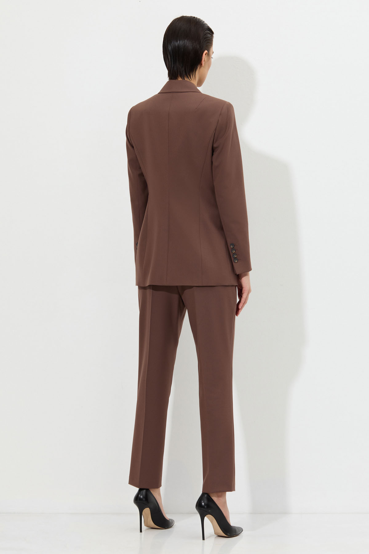 Жакет VASSA&Co, пол женский, цвет коричневый, фото №3