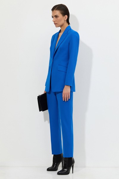 Жакет VASSA&Co, пол женский, цвет синий, фото №3