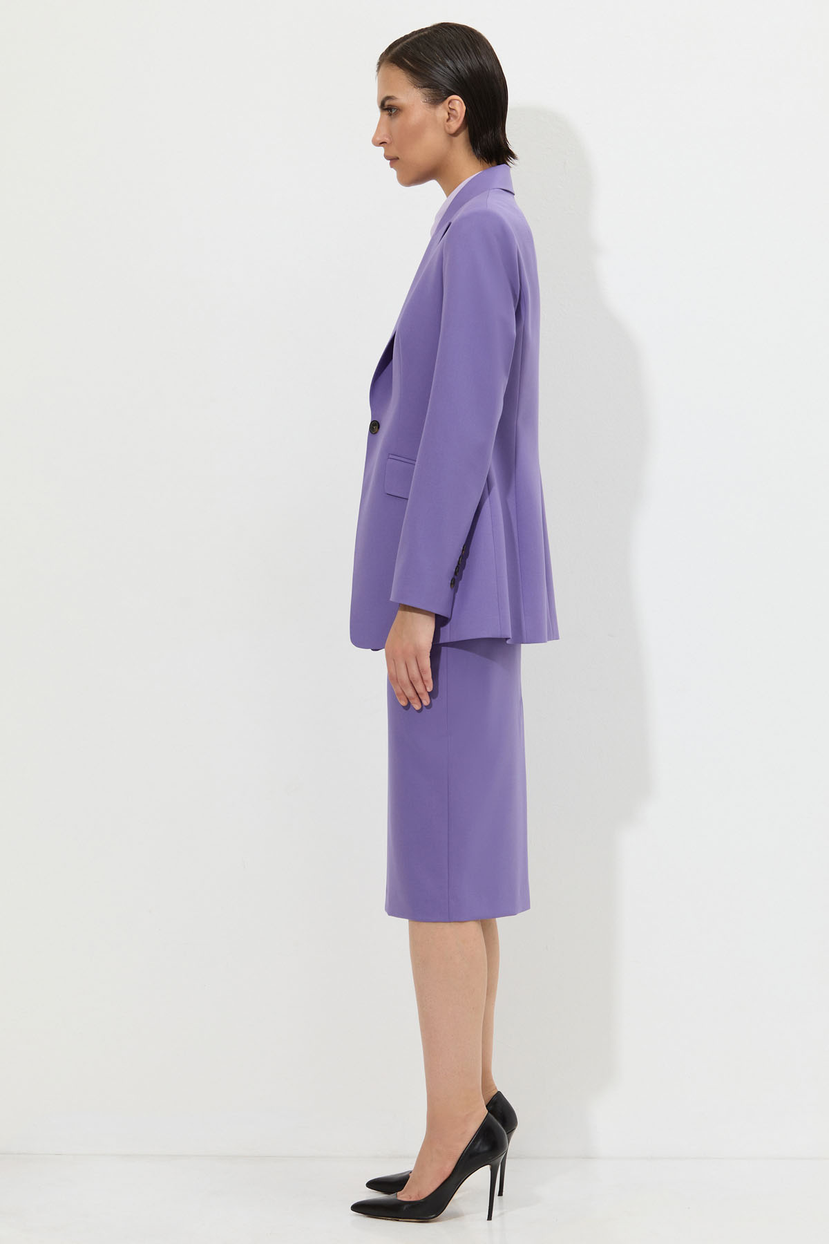 Skirt VASSA&Co, пол female, цвет violet, фото №2