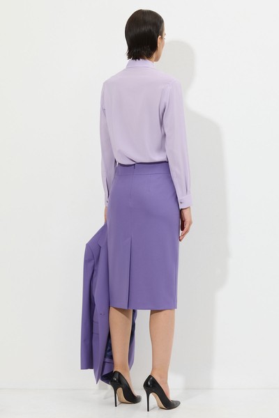 Skirt VASSA&Co, пол female, цвет violet, фото №5