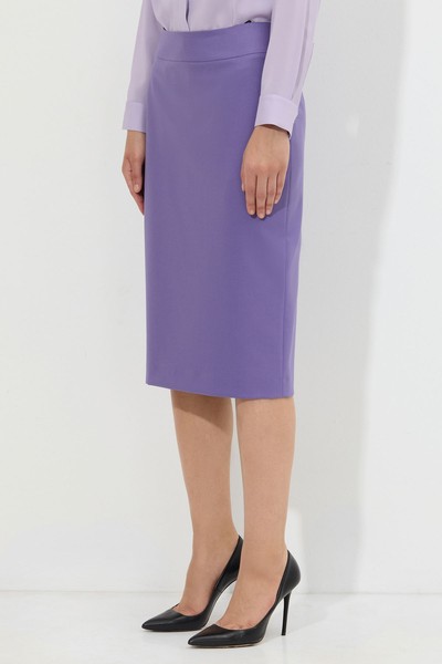 Skirt VASSA&Co, пол female, цвет violet, фото №4