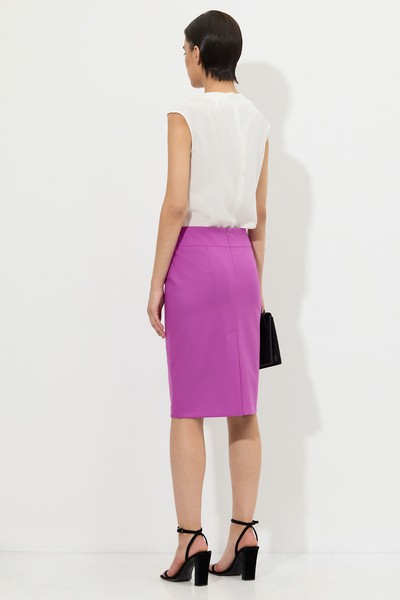 Skirt VASSA&Co, пол female, цвет violet, фото №5