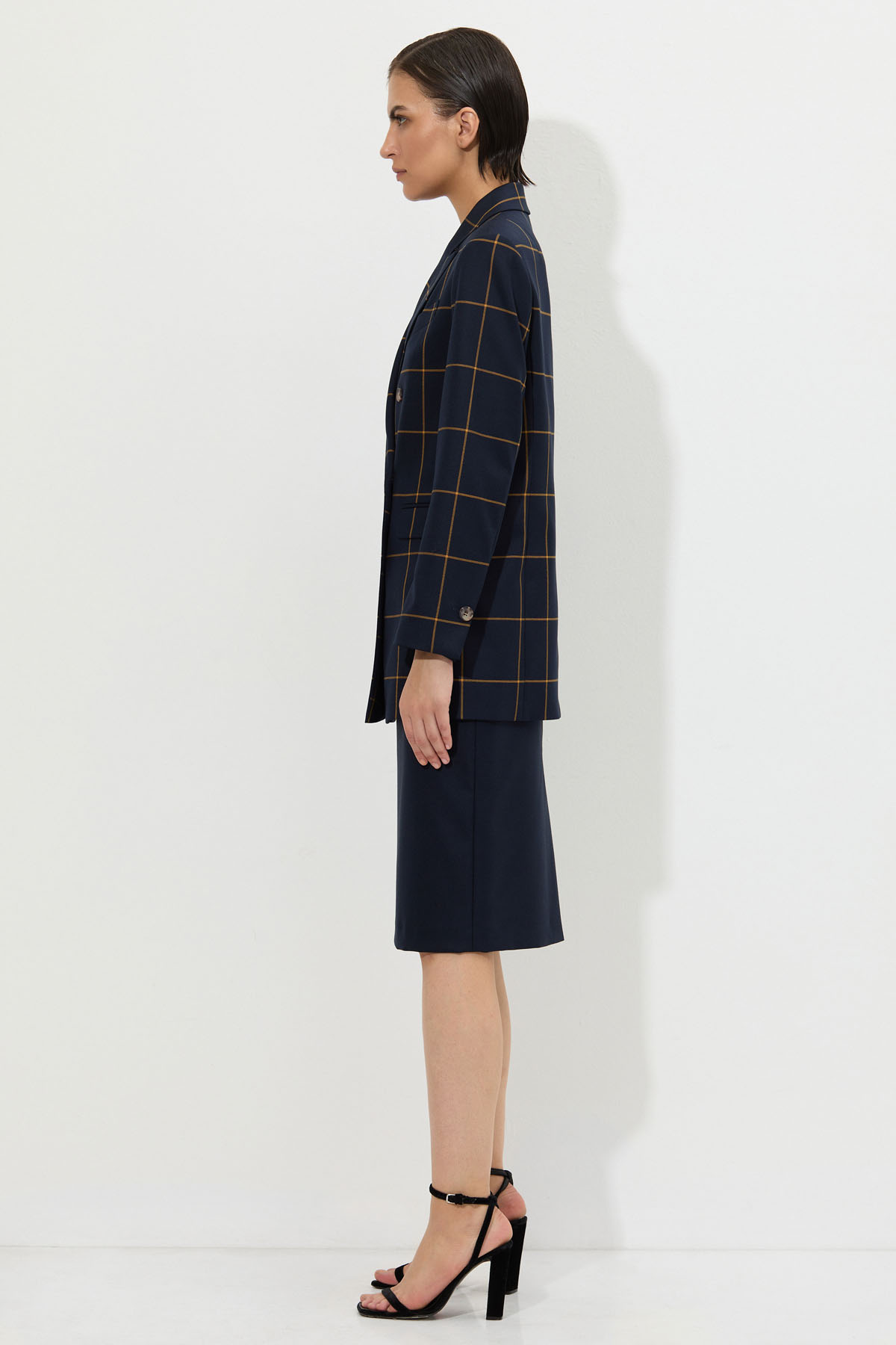 Юбка VASSA&Co, пол женский, цвет синий, фото №2