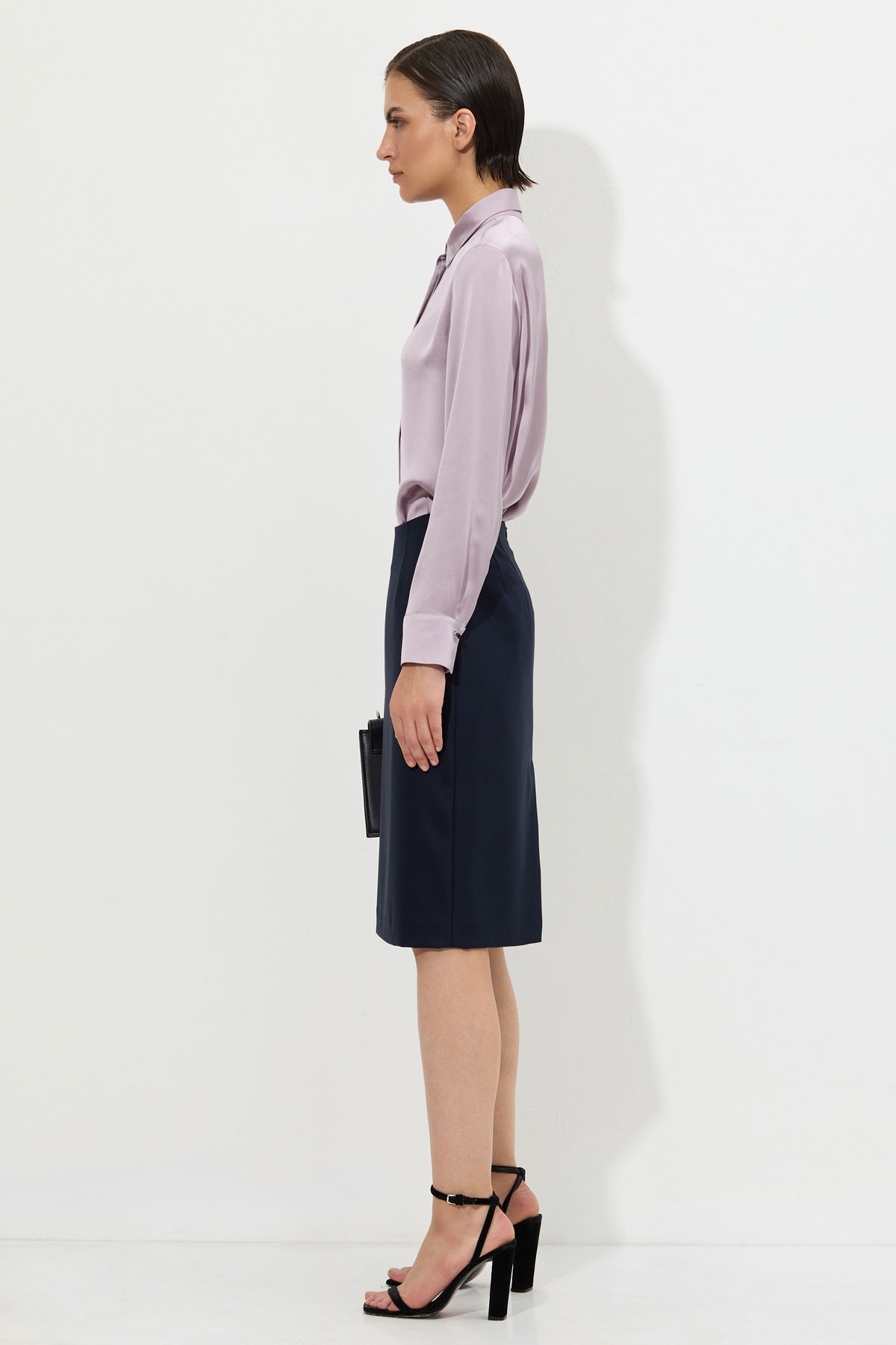 Юбка VASSA&Co, пол женский, цвет синий, фото №4