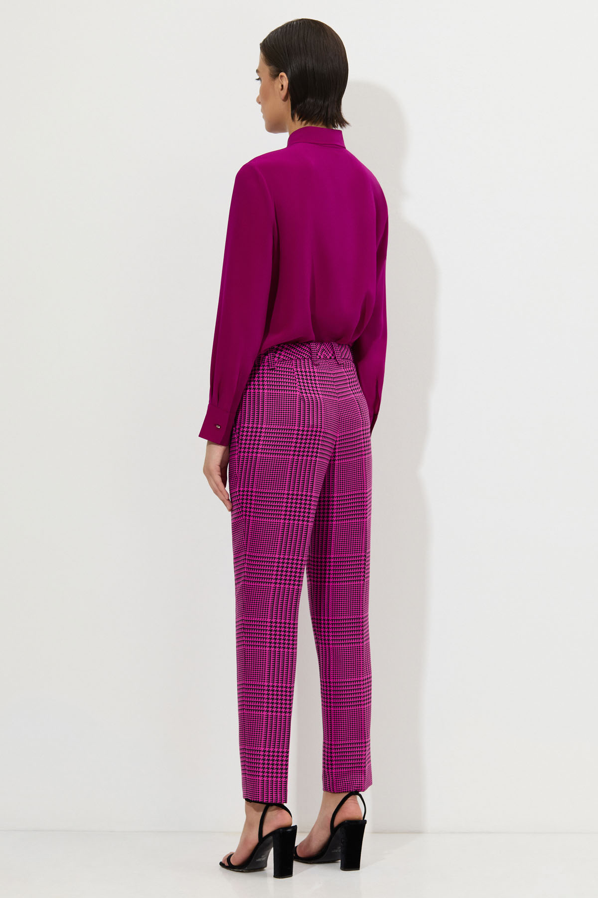 Брюки VASSA&Co, пол женский, цвет розовый, фото №5