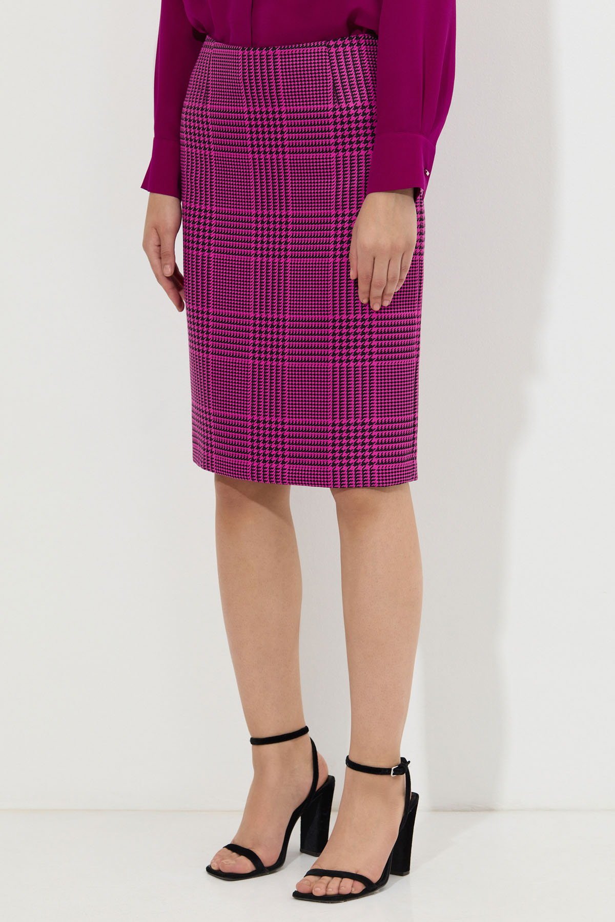 Юбка-карандаш VASSA&Co, пол женский, цвет розовый, фото №2