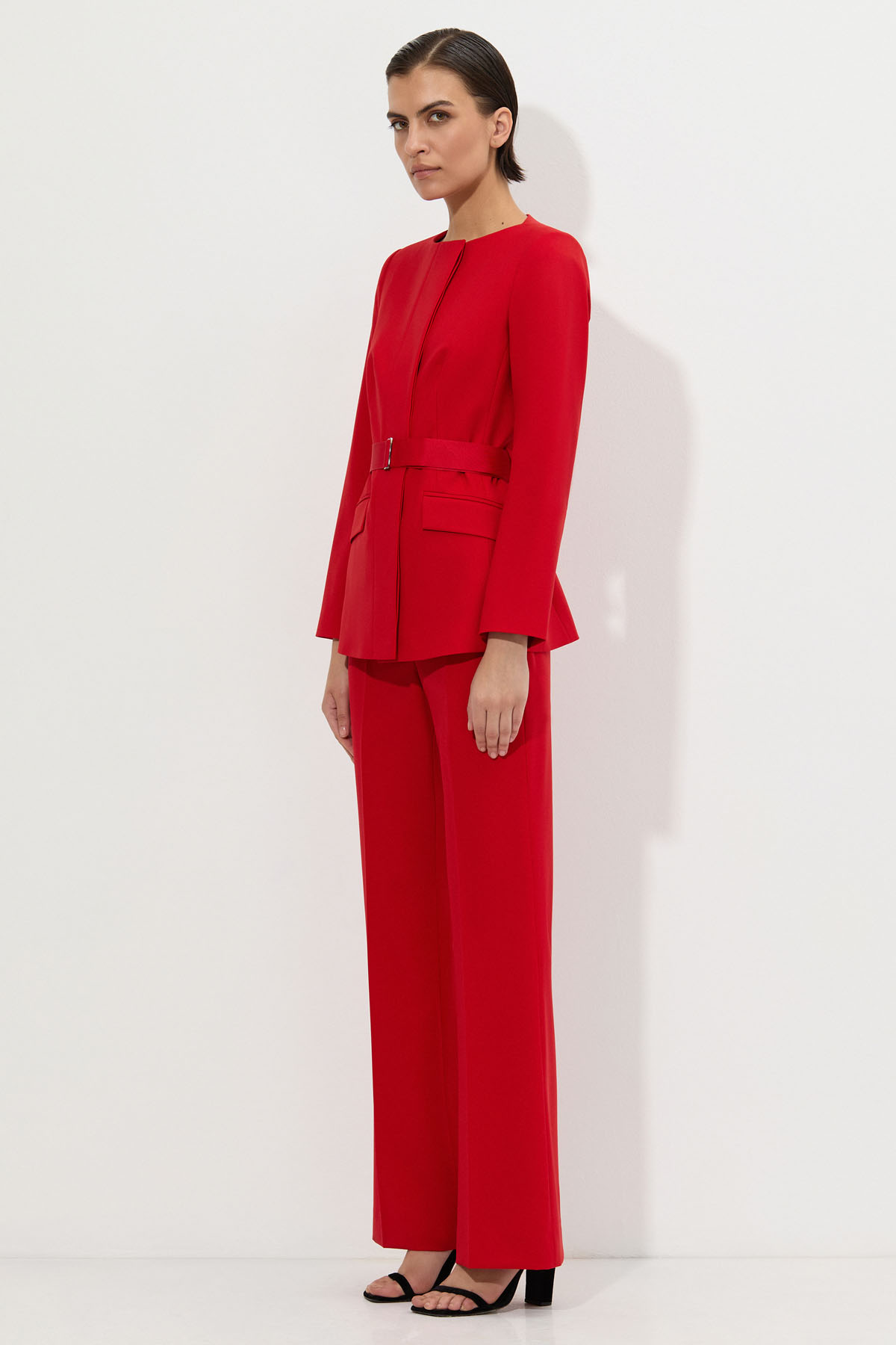 Жакет VASSA&Co, пол женский, цвет красный, фото №2