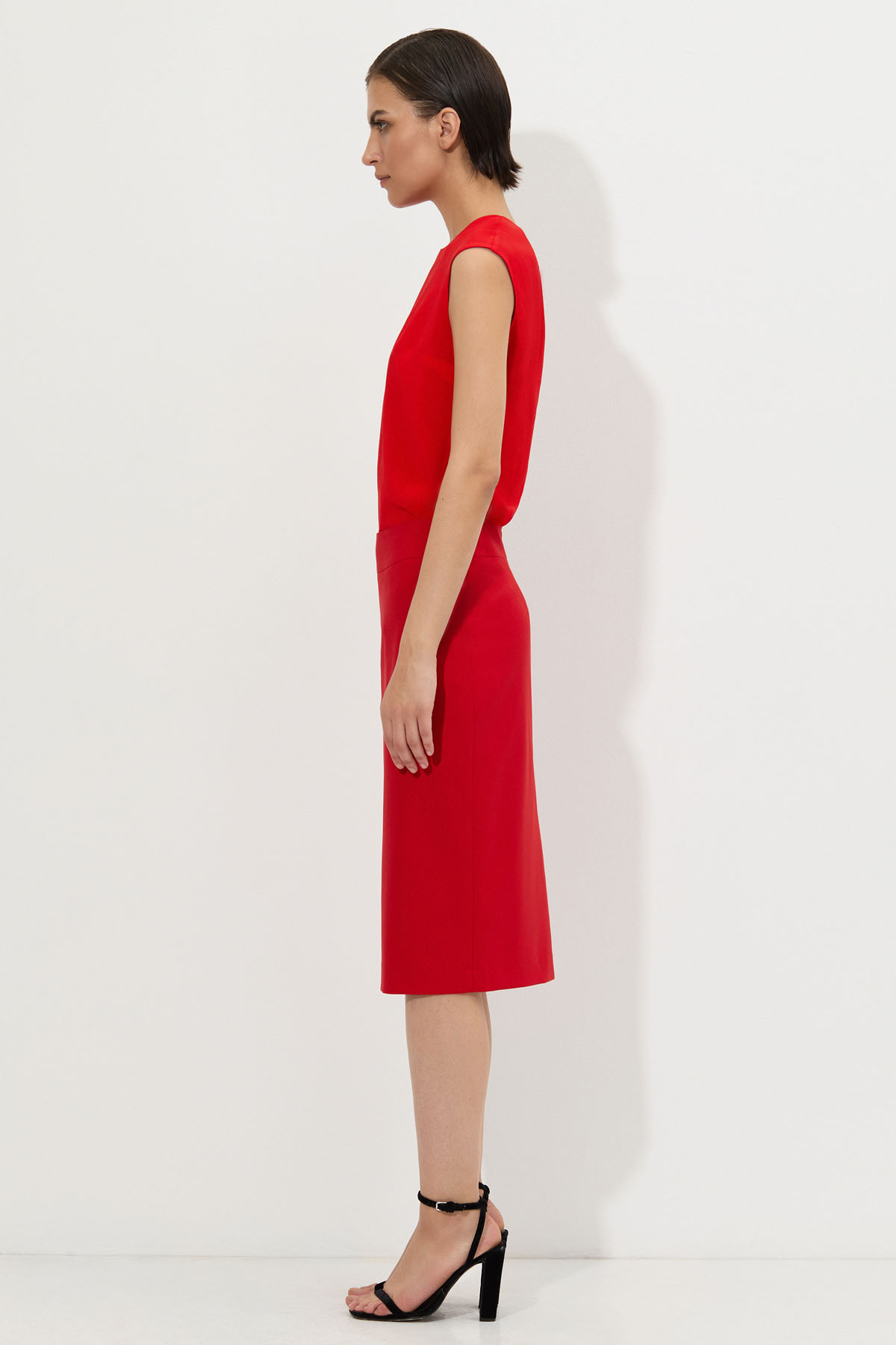 Skirt VASSA&Co, пол female, цвет red, фото №2