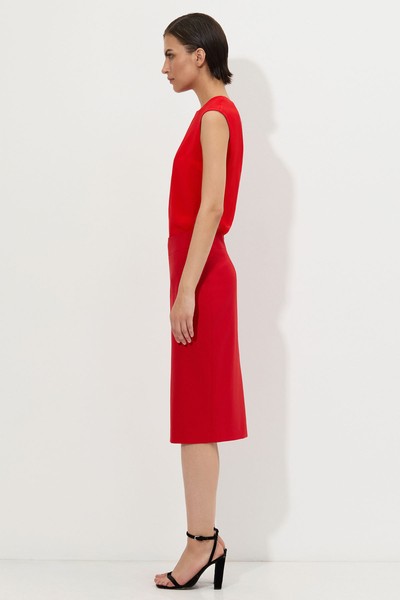 Skirt VASSA&Co, пол female, цвет red, фото №2