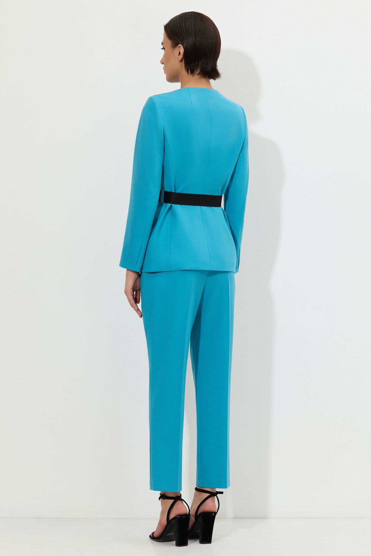 Jacket VASSA&Co, пол female, цвет голубой, фото №3