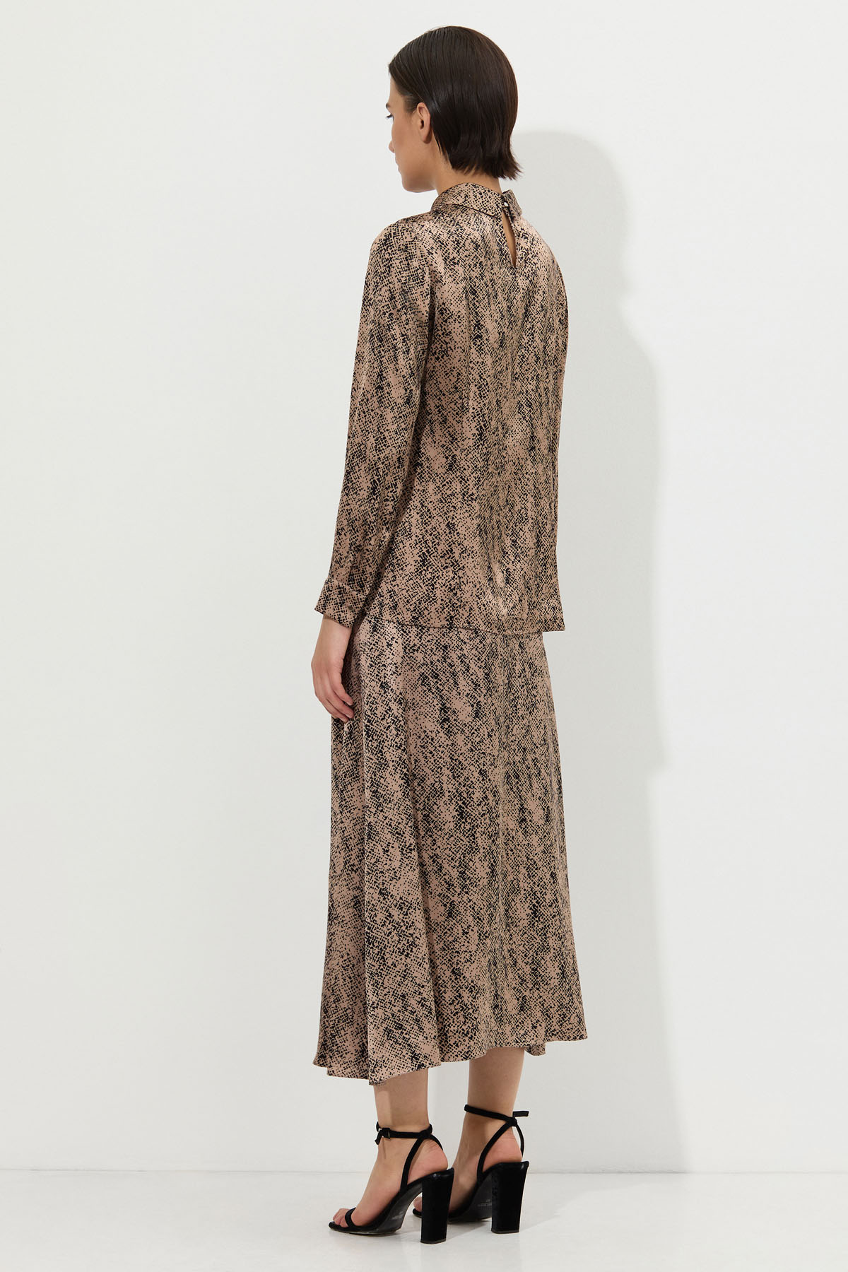 Skirt VASSA&Co, пол female, цвет brown, фото №3