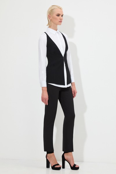 Дизайнерский жилет VASSA&Co, пол женский, цвет черный, фото №5