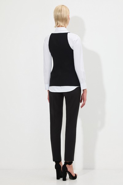 Дизайнерский жилет VASSA&Co, пол женский, цвет черный, фото №6