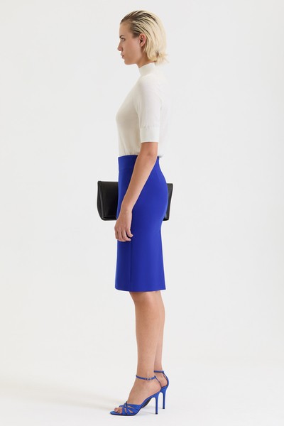 Skirt VASSA&Co, пол female, цвет синий, фото №2