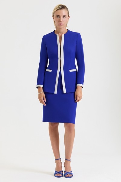 Jacket VASSA&Co, пол female, цвет синий, фото №3