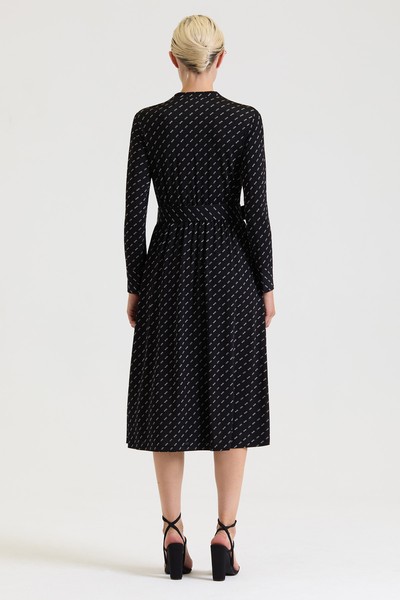 Платье с дизайнерским принтом VASSA&Co, пол женский, цвет черный, фото №5