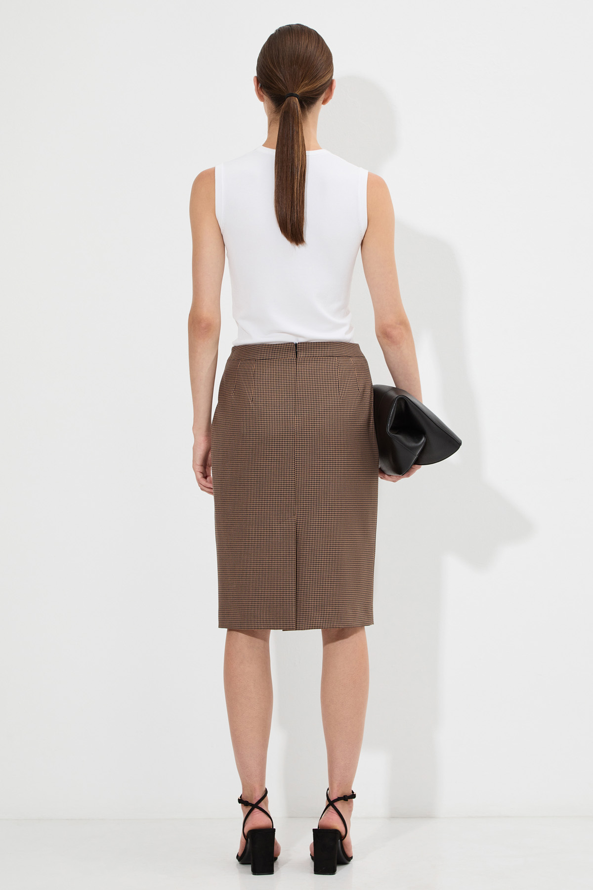 Skirt VASSA&Co, пол female, цвет brown, фото №4