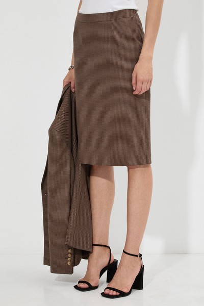 Skirt VASSA&Co, пол female, цвет brown, фото №3