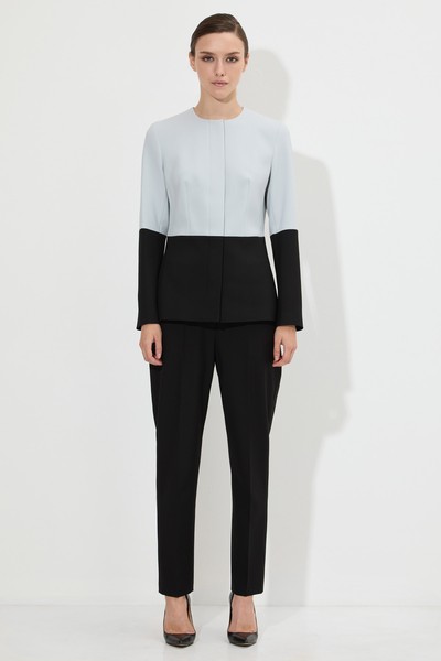 Приталенный жакет VASSA&Co, пол женский, цвет серый, фото №2