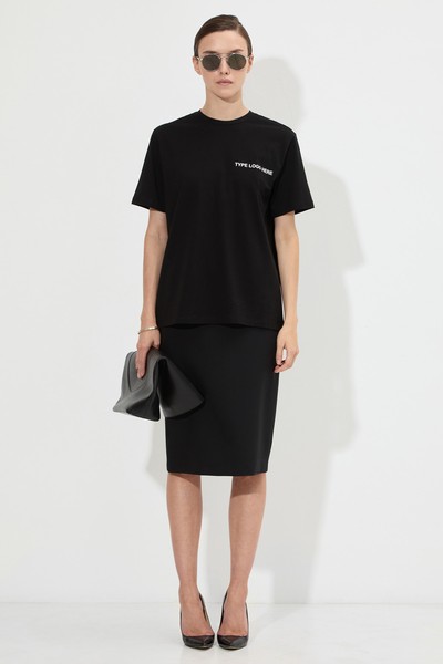 Skirt VASSA&Co, пол female, цвет black, фото №2