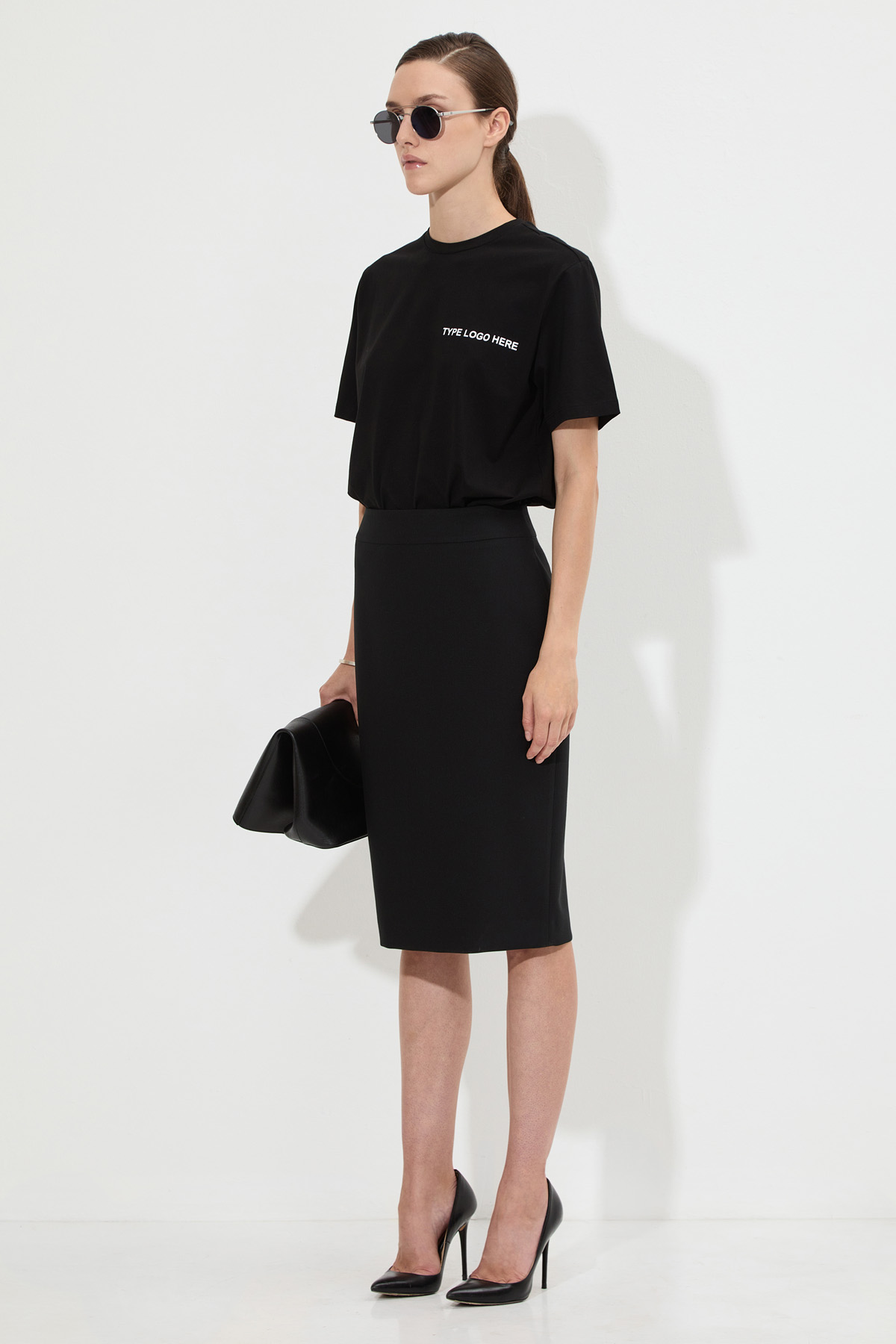 Skirt VASSA&Co, пол female, цвет black, фото №3