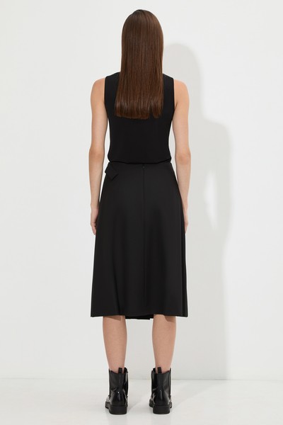 Skirt VASSA&Co, пол female, цвет black, фото №5