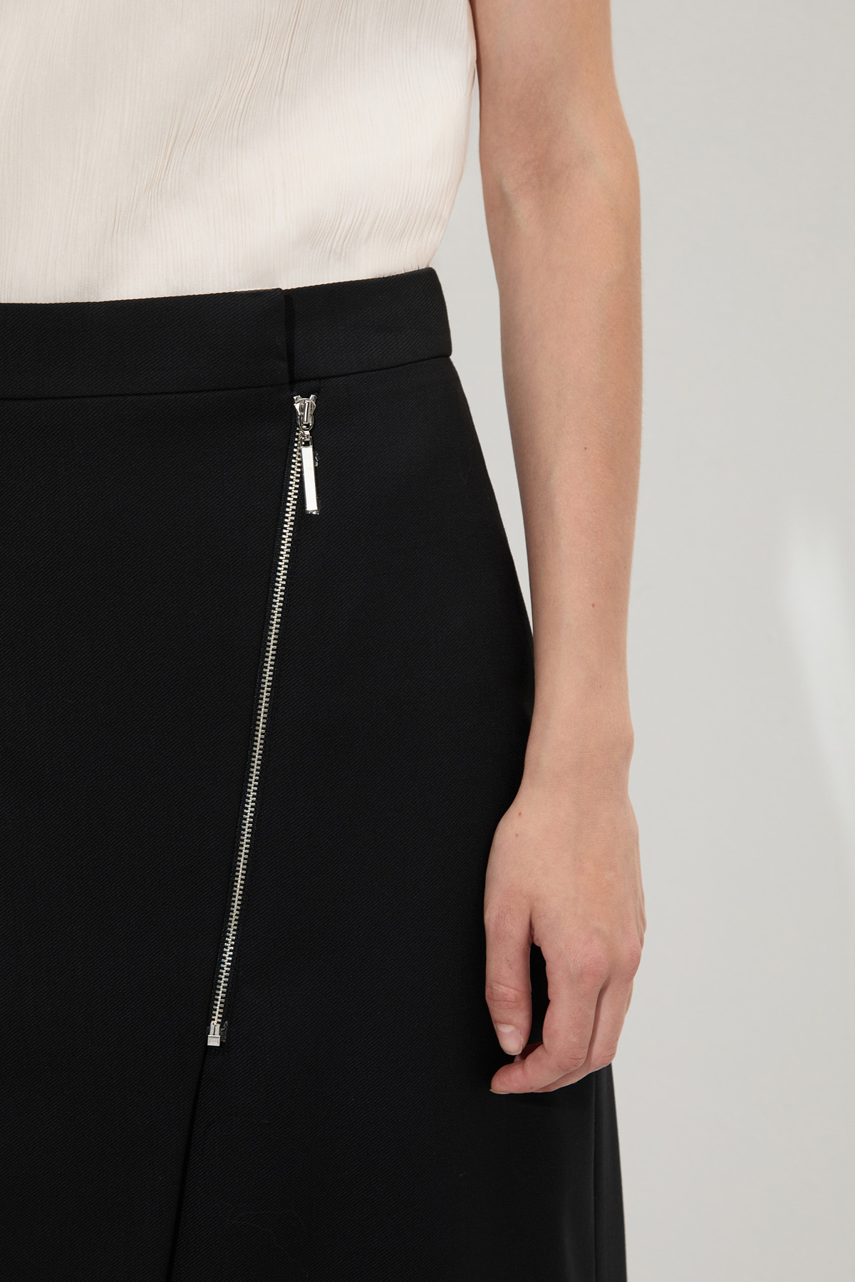 Юбка VASSA&Co, пол женский, цвет черный, фото №3