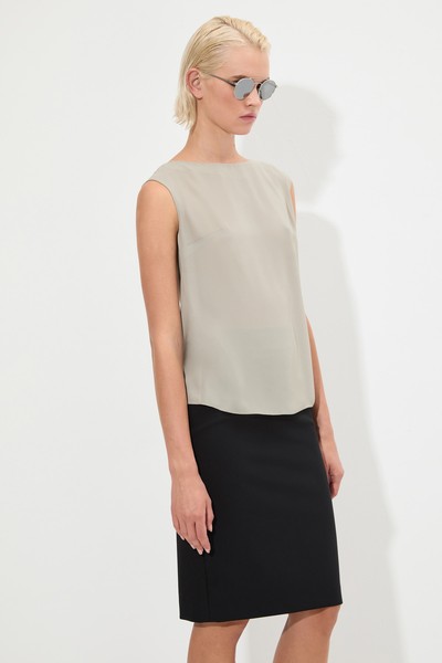 Блузка VASSA&Co, пол женский, цвет коричневый, фото №2