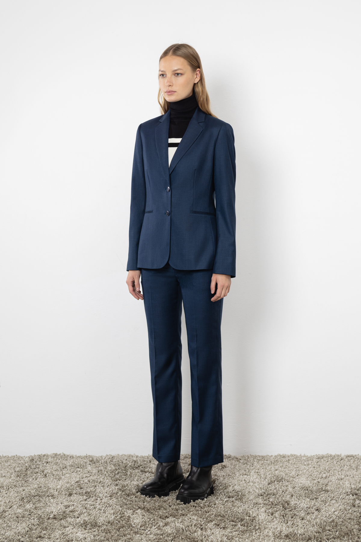 Жакет VASSA CODE, пол женский, цвет синий, фото №2